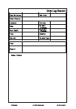 Dive log form